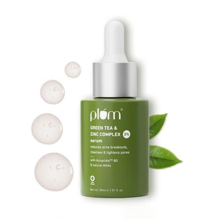 Plum 3% Zinc Complex Face Serum with Green Tea.